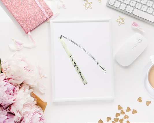 Slim Stainless Steel 'Fuck Off' Bookmark