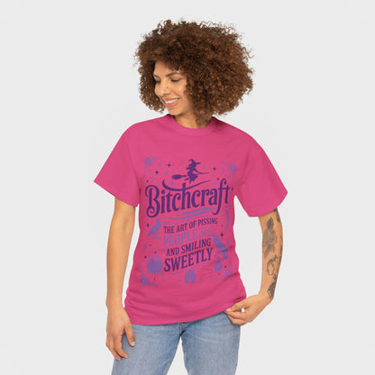 Bitchcraft Tee - Purple Print