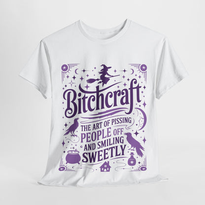 Bitchcraft Tee - Purple Print