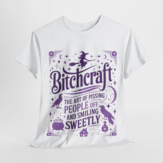 Bitchcraft Tee - Purple Print