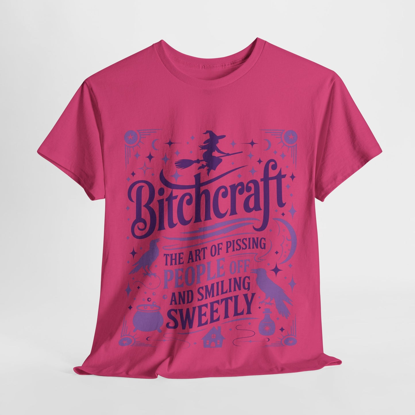 Bitchcraft Tee - Purple Print