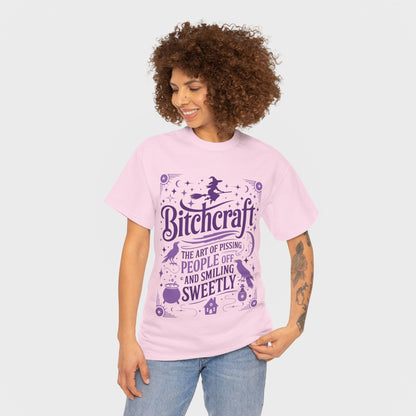Bitchcraft Tee - Purple Print