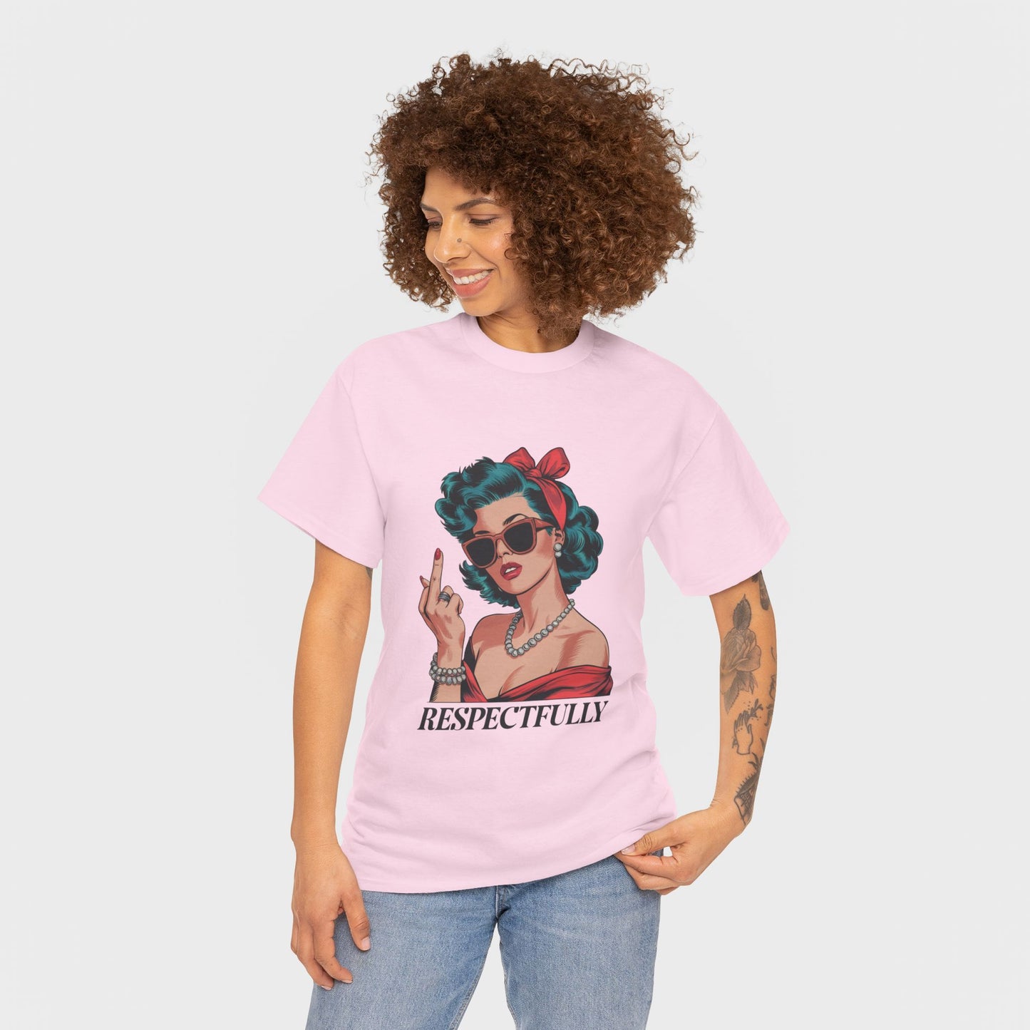 "Respectfully" Vintage Rebel Tee