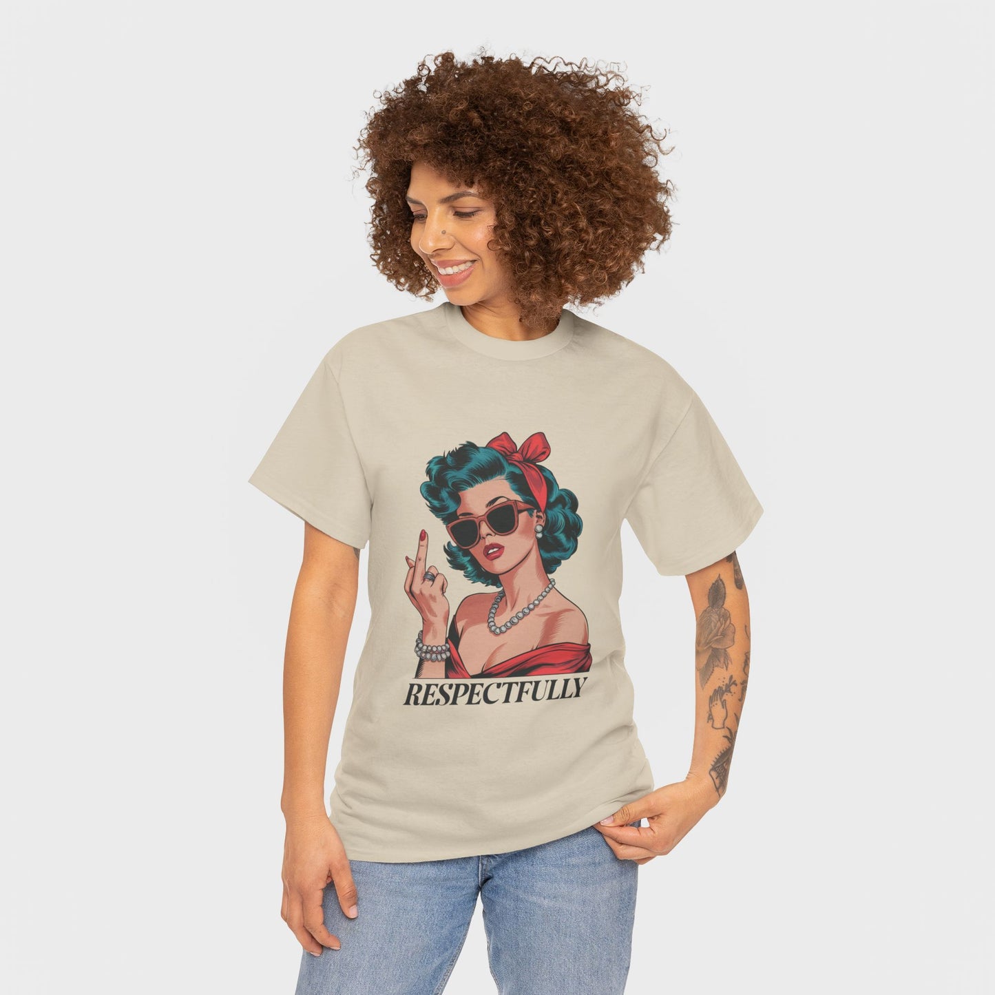 "Respectfully" Vintage Rebel Tee