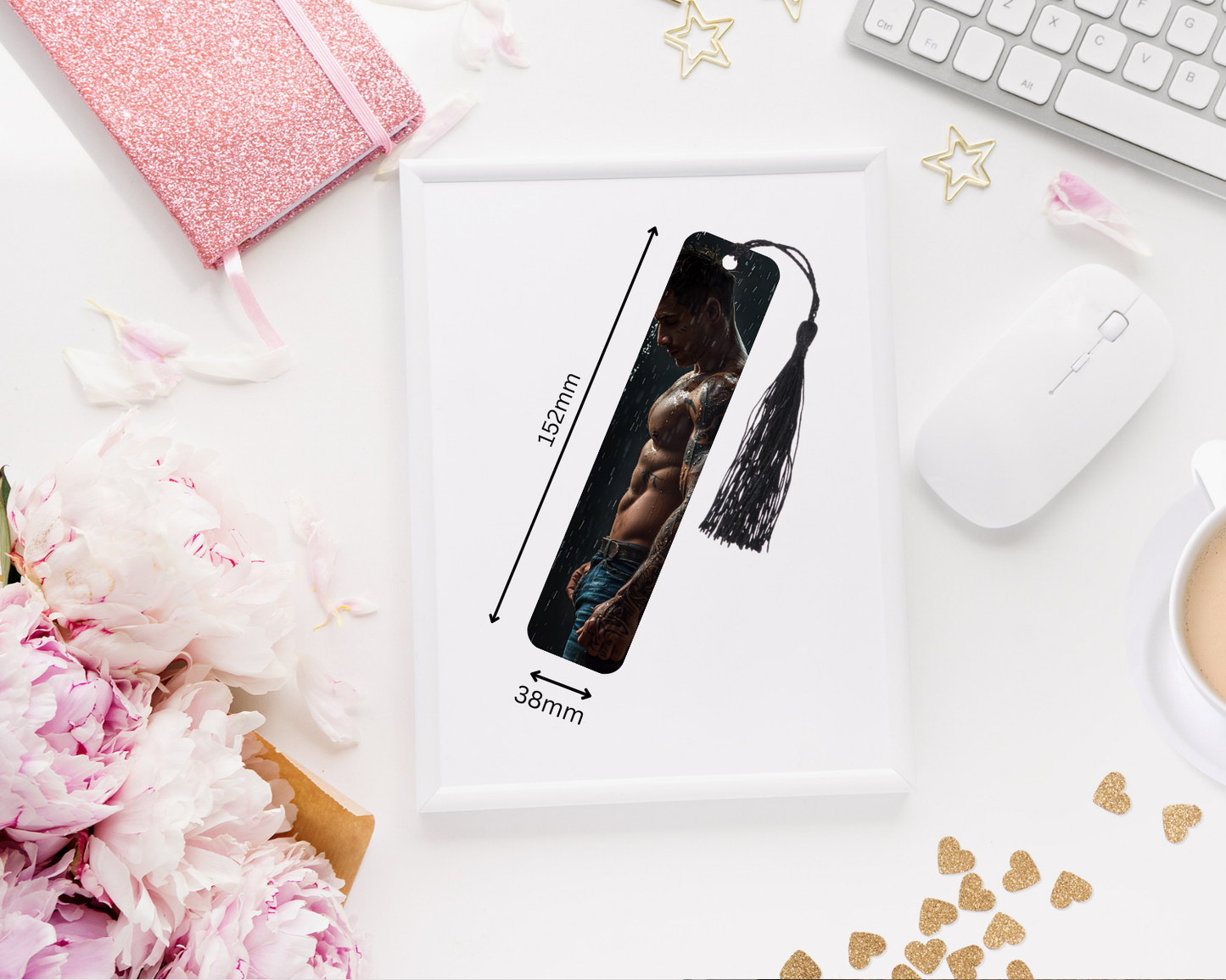 Sexy Alpha Stainless Steel Bookmarks