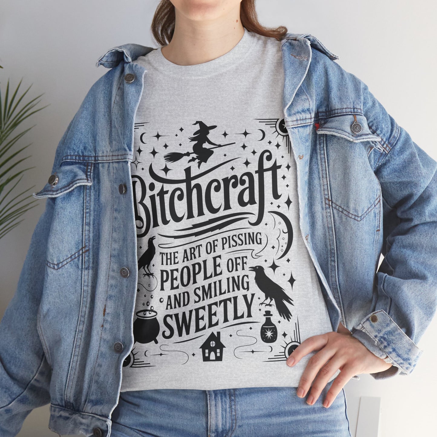 Bitchcraft Tee - Black Print