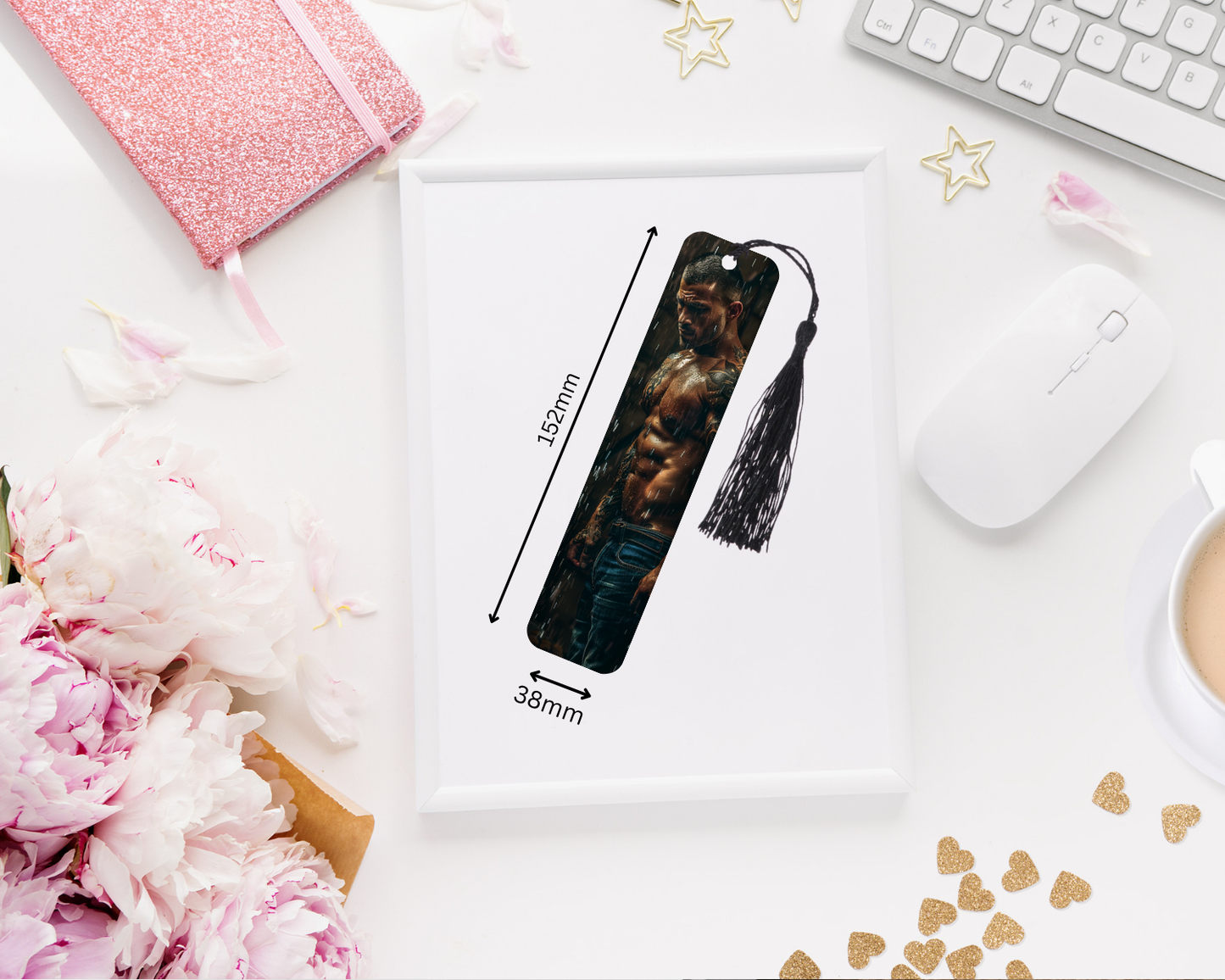 Sexy Alpha Stainless Steel Bookmarks