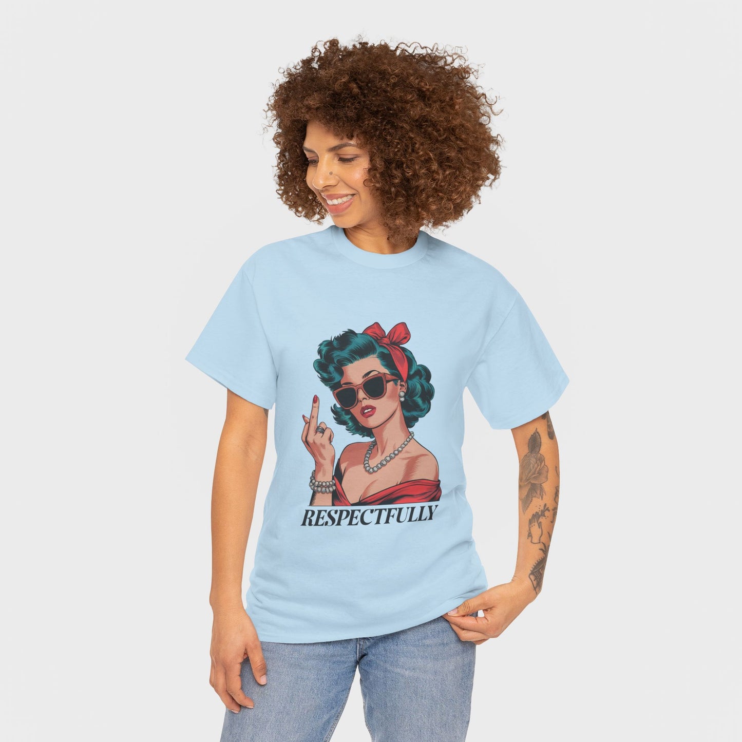 "Respectfully" Vintage Rebel Tee