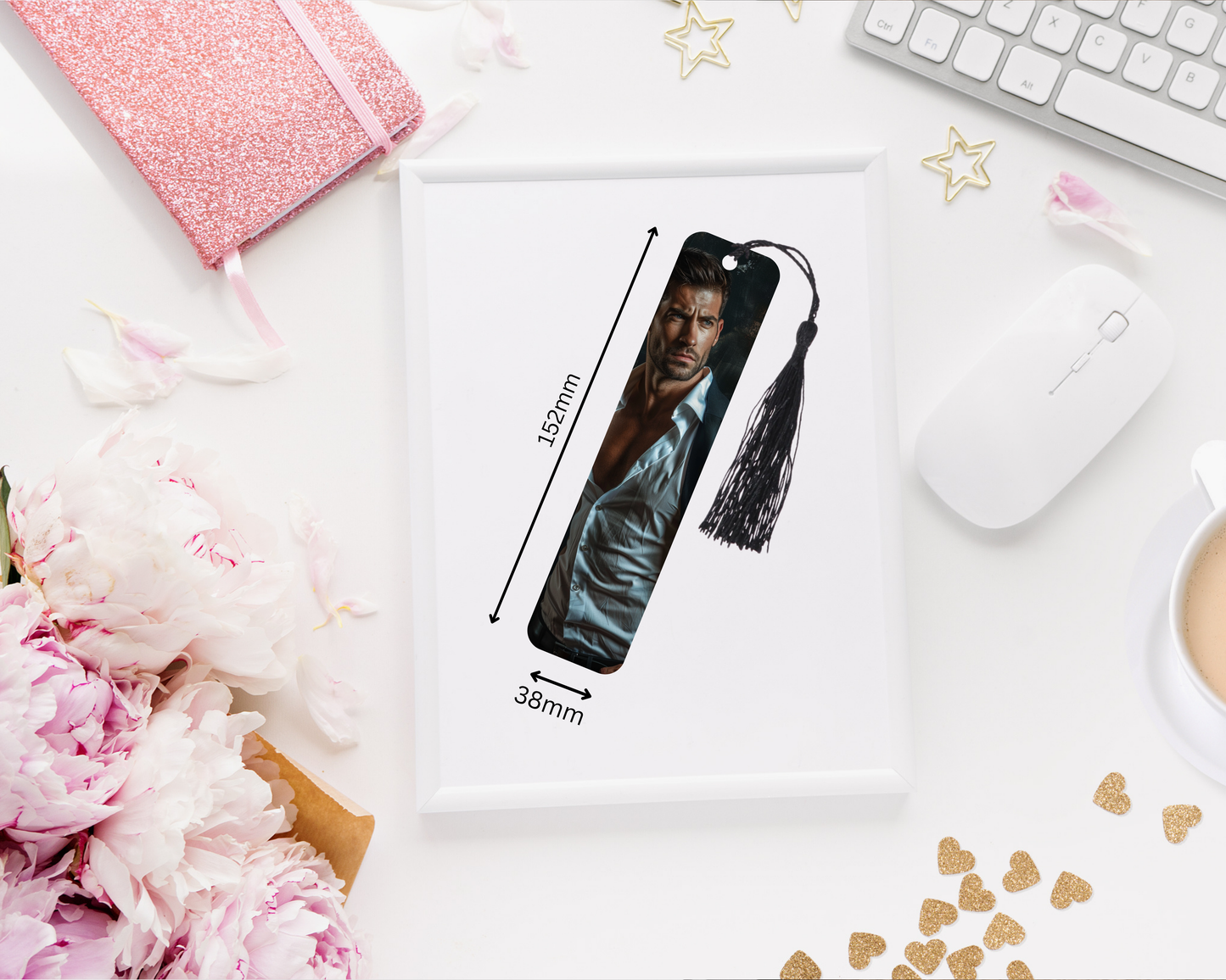 Sexy Suits Stainless Steel Bookmarks