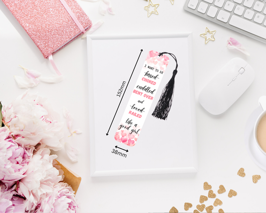 Getting Railed Stainless Steel Bookmark