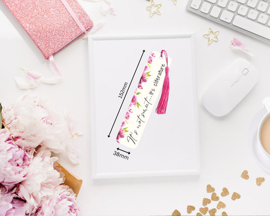 Cliterature Stainless Steel Bookmark