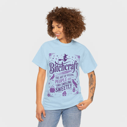 Bitchcraft Tee - Purple Print