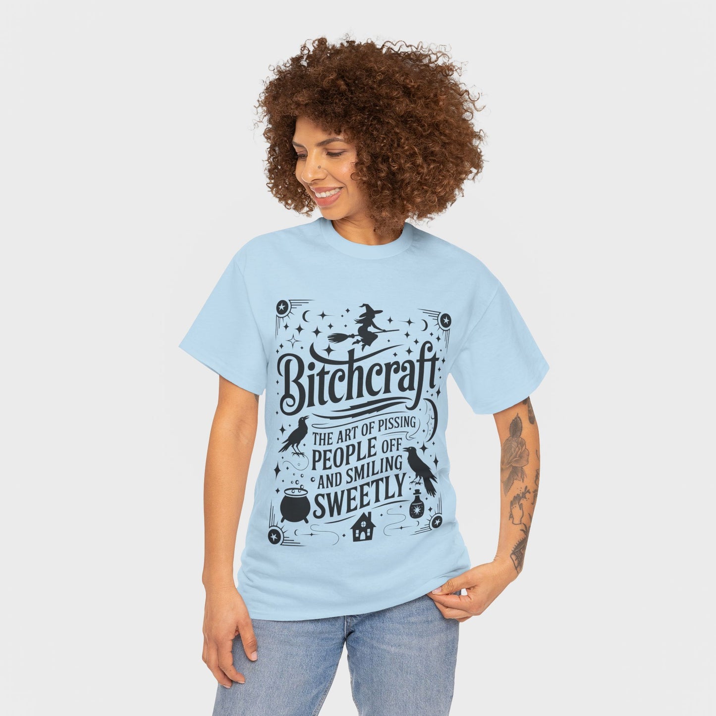 Bitchcraft Tee - Black Print
