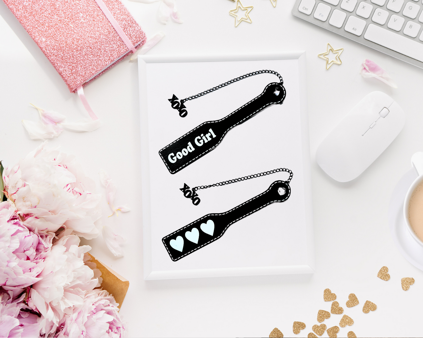 Black 'Good Girl' Bookmark