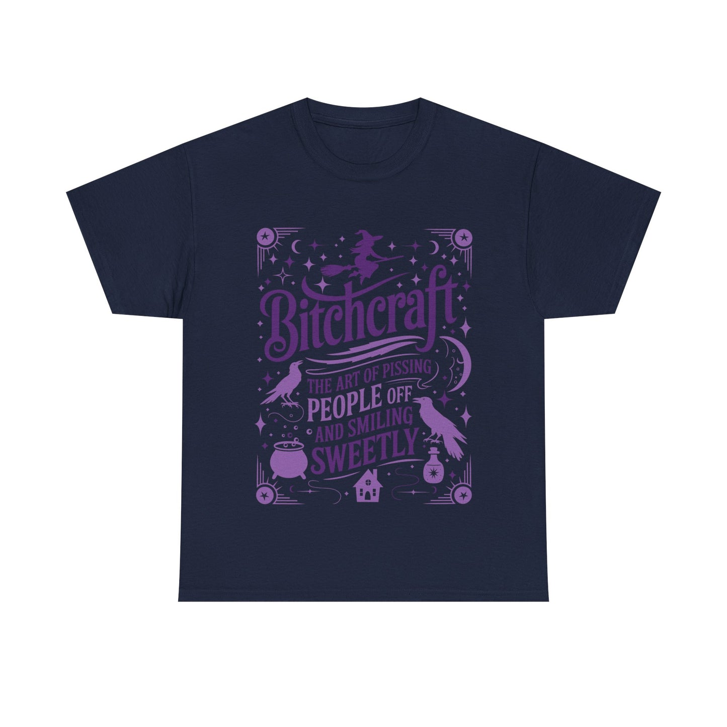 Bitchcraft Tee - Purple Print