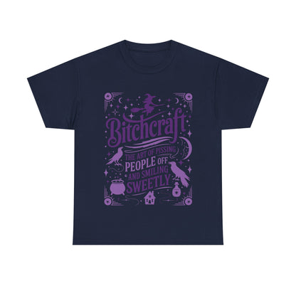 Bitchcraft Tee - Purple Print
