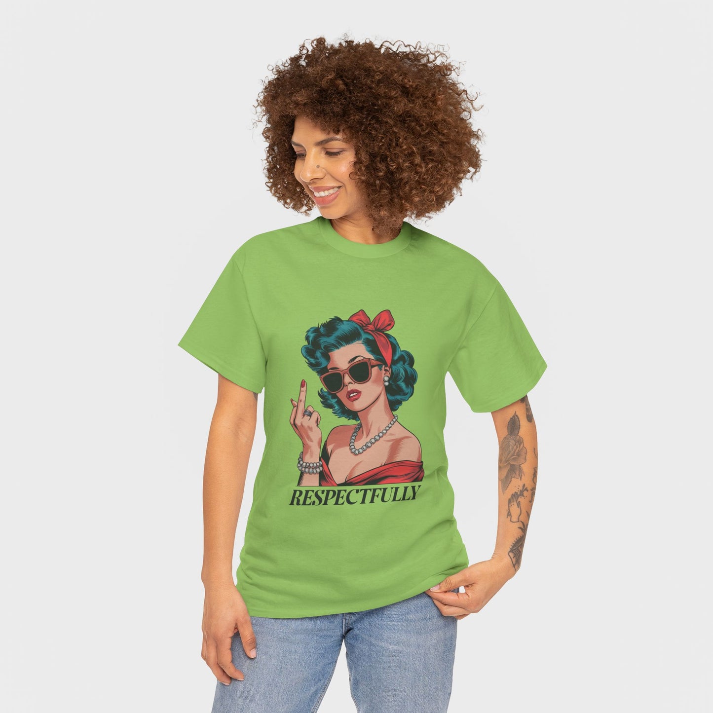 "Respectfully" Vintage Rebel Tee