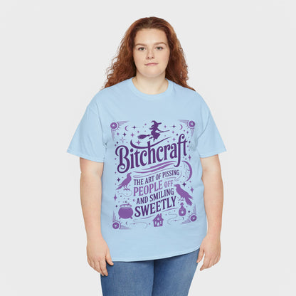 Bitchcraft Tee - Purple Print