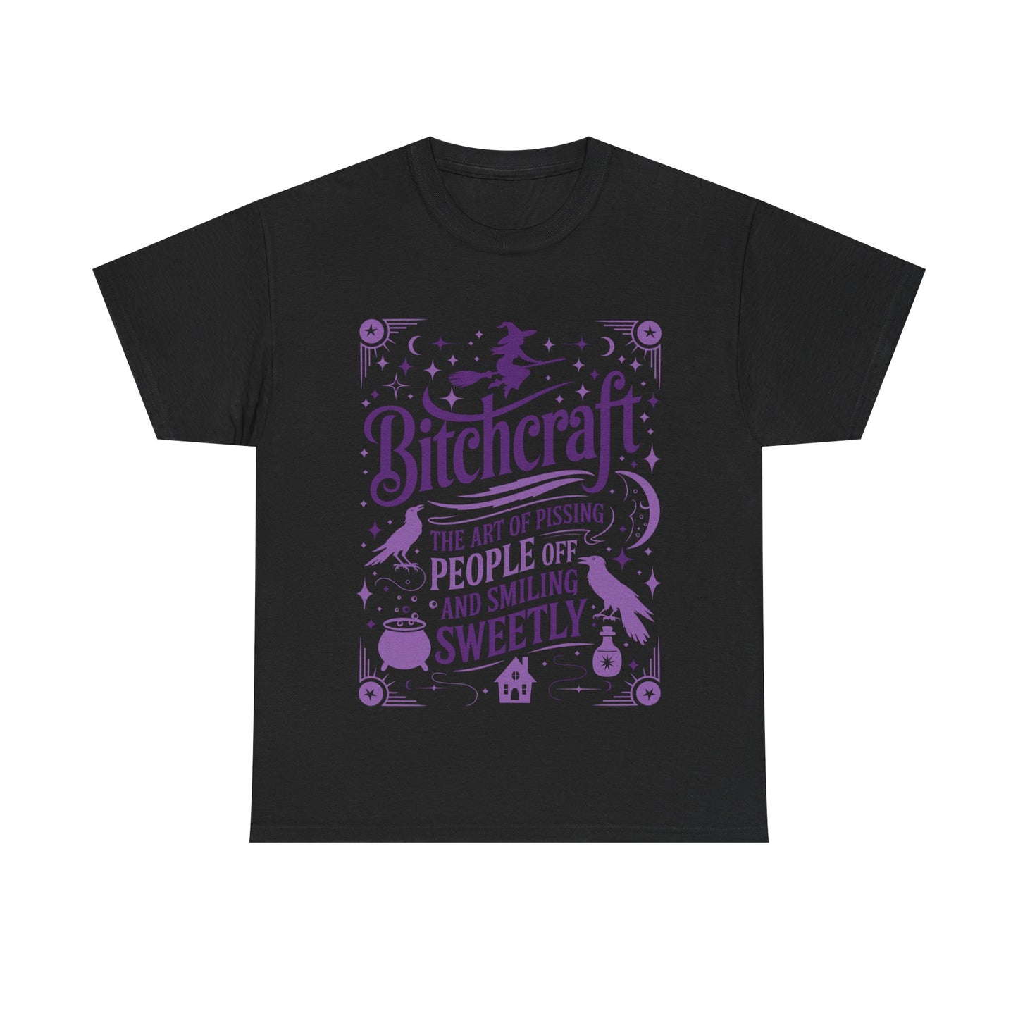 Bitchcraft Tee - Purple Print