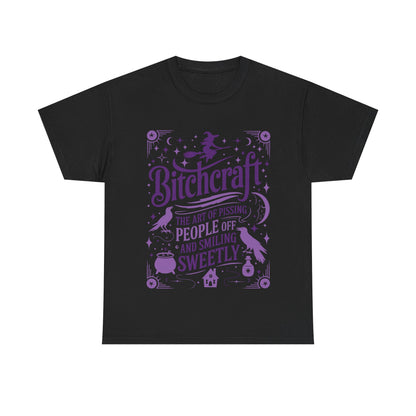 Bitchcraft Tee - Purple Print