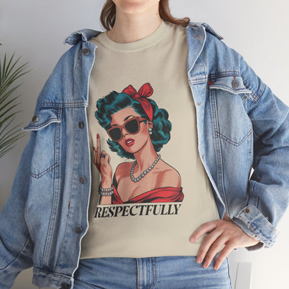 "Respectfully" Vintage Rebel Tee