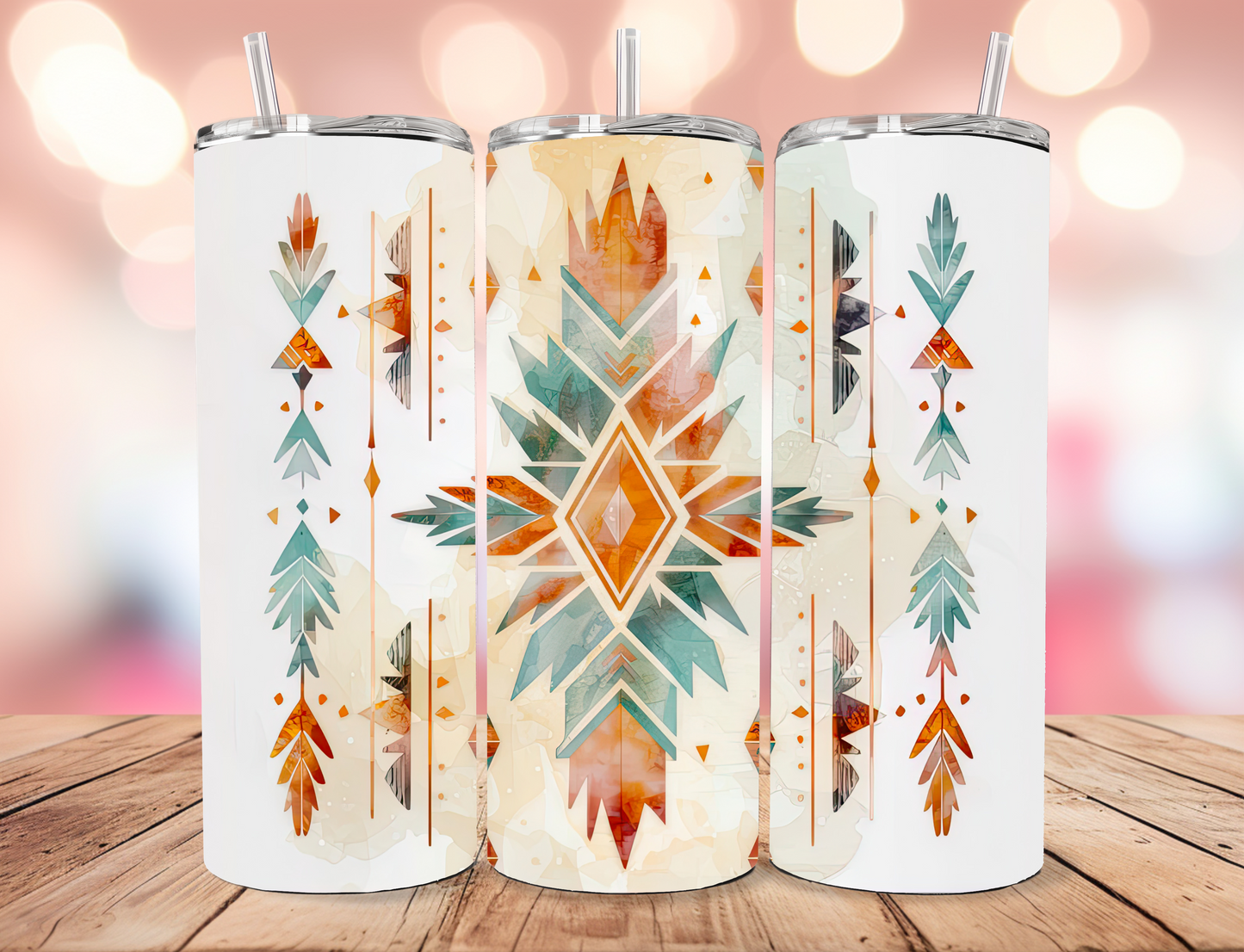 Aztec Design Tumbler