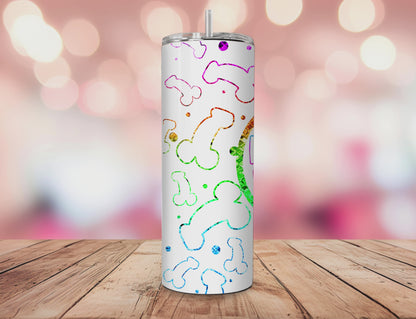 'Can't Say Happiness Without Saying Penis' Stainless Steel Tumbler